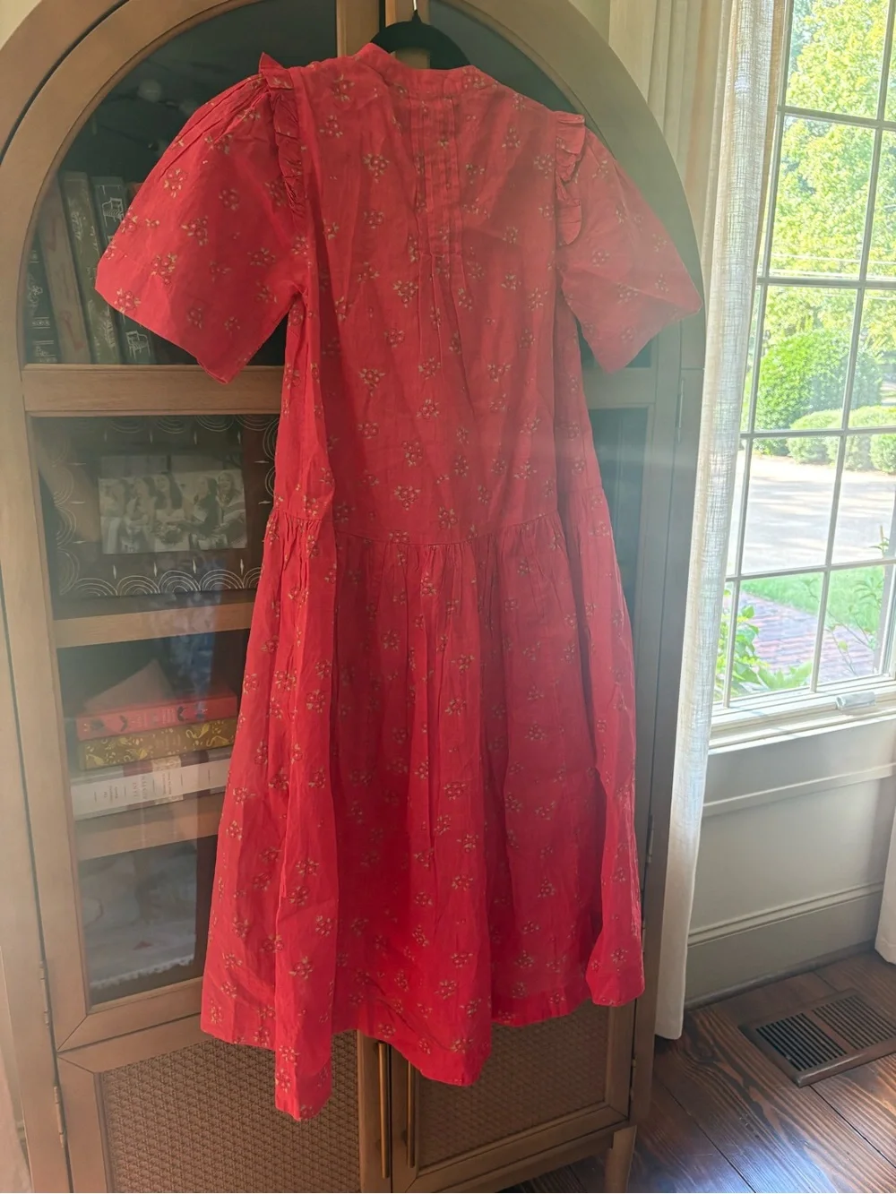 NWT Free People Bella Mae Midi Dress IN red size XS